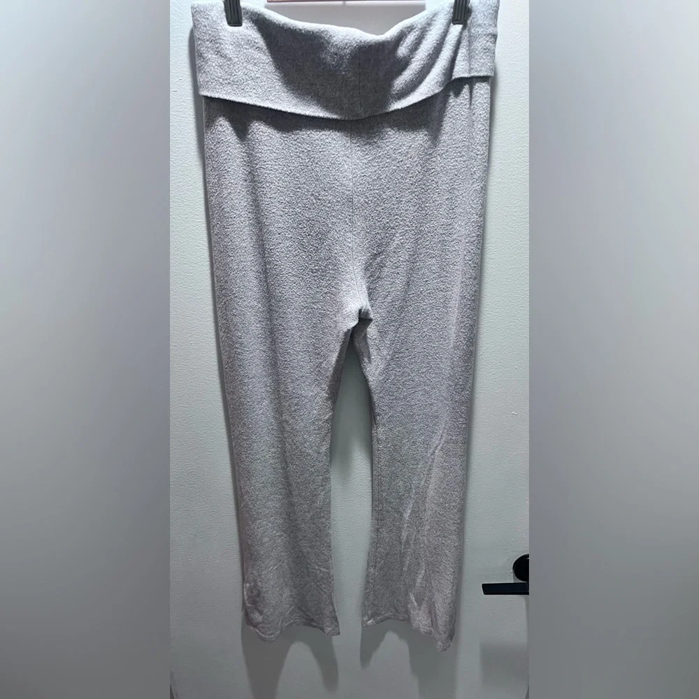 Anthropologie women’s beige Knit Saturday Sunday Lounge Pants Sz Small - Picture 5 of 5